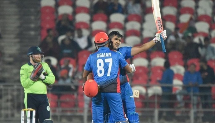 watch hazratullah zazais 162 powers afghanistan to set highest t20i score WATCH: Hazratullah Zazai's 162* powers Afghanistan to highest T20I total