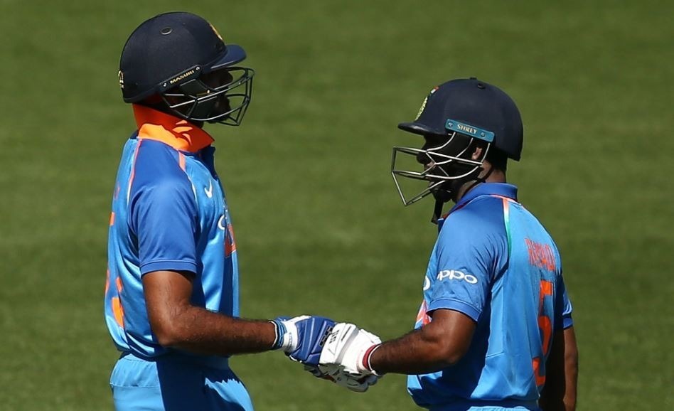 rayudu pandya come to the fore after henrys burst india finish with 252 Rayudu, Pandya come to the fore after Henry's burst, India finish with 252