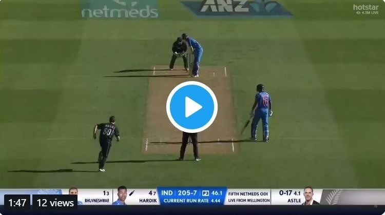 watch hardik pandyas 22 ball 45 swings the momentum towards india WATCH: Hardik Pandya's 22-ball 45-run inning that swung the momentum towards India