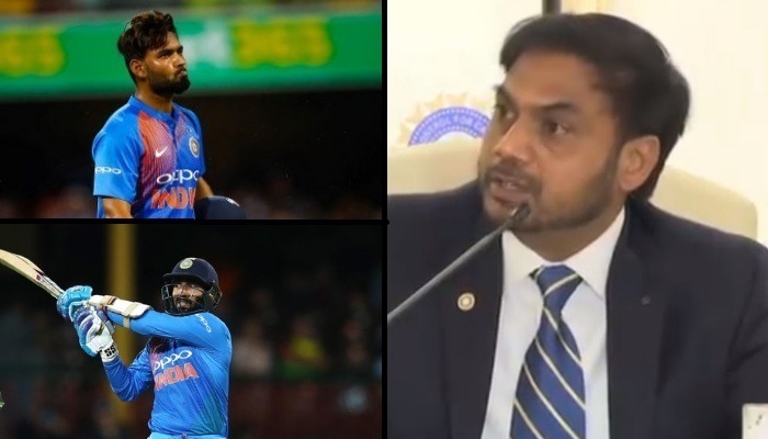 ind vs aus msk prasad describes why pant chosen over karthik in odis IND vs AUS: MSK Prasad describes why Pant chosen over Karthik in ODIs