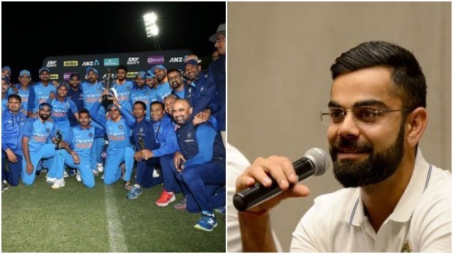 virat kohli has a special message for india after historic win against nz Virat Kohli has a special message for India after historic win against NZ