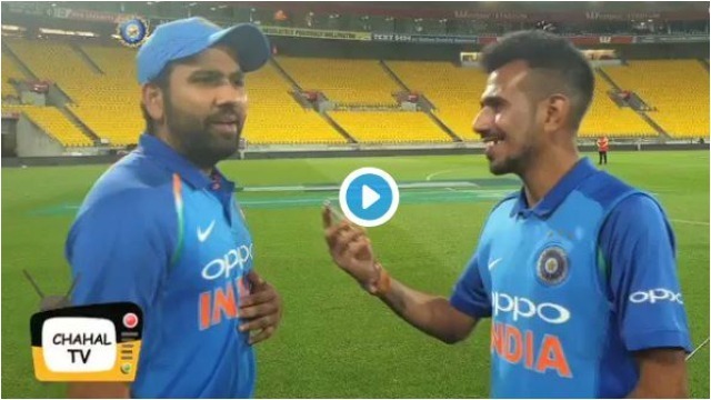 chahal asks rohit if he can bat at number three instead of kohli WATCH: Chahal asks Rohit if he can bat at number three instead of Kohli