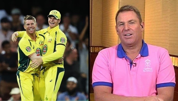 australia can win world cup with smith and warner shane warne Australia can win World Cup with Smith and Warner: Shane Warne