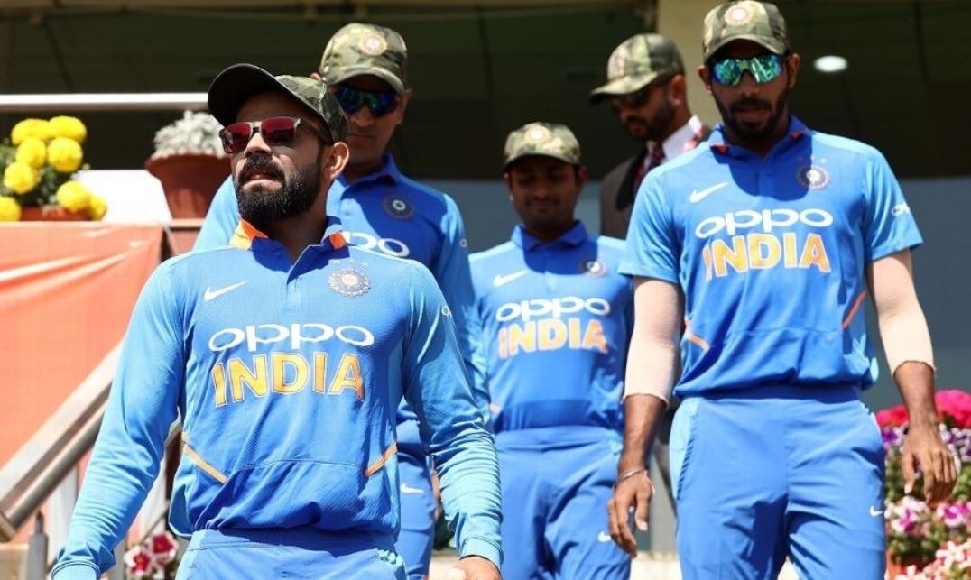 ICC had allowed Indian cricketers to wear military camouflage caps in 3rd ODI against Australia