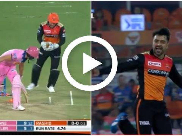Rashid Khan bowls a magical leg-break to stun Jos Buttler