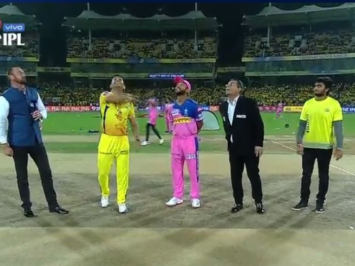 ipl 2019 cskvsrr rajasthan win toss opt to bowl against chennai against at chepauk IPL 2019 CSKvsRR: Rajasthan win toss, opt to bowl against Chennai at Chepauk