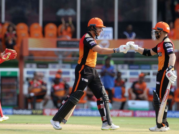 ipl 2019 srhvsrcb bairstow warner shine as srh score 231 2 vs rcb at hyderabad IPL 2019 SRHvsRCB: Bairstow, Warner shine as SRH score 231/2 vs RCB at Hyderabad