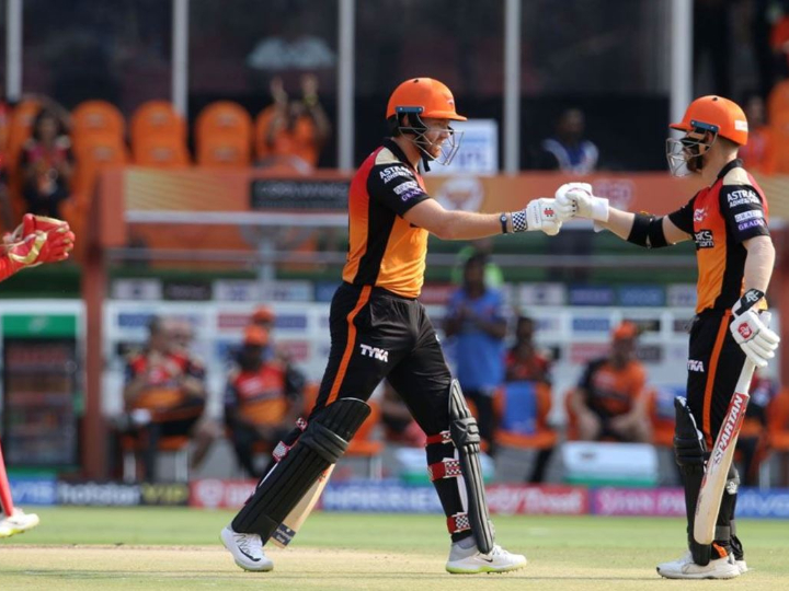 IPL 2019 SRHvsRCB: Bairstow, Warner shine as SRH score 231/2 vs RCB at Hyderabad