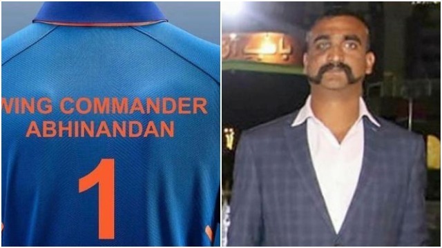 bcci pays glorious tribute to wing commander abhinandan varthaman BCCI pays glorious tribute to Wing Commander Abhinandan Varthaman