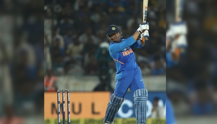 watch ms dhoni hits his 216th odi six to break rohit sharmas record WATCH: MS Dhoni hits his 216th ODI six to break Rohit Sharma's record