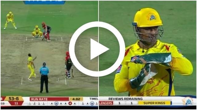 WATCH: Tahir bowls an absolute stunner, persuades Dhoni for a review
