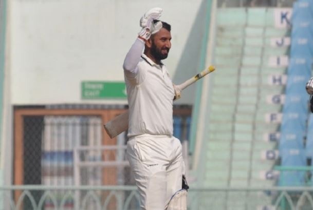 Pujara plays match on Ashwin's request, scores 162
