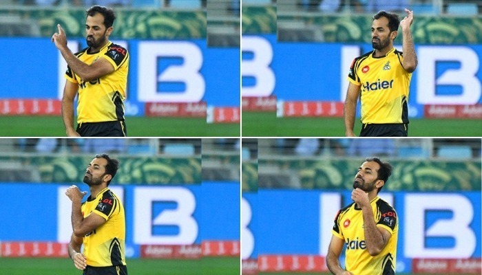 Wahab Riaz asked to stop 'slitting batsmen's throat' celebration in PSL