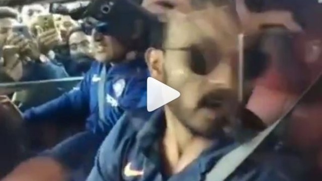 watch dhoni takes pant jadhav for a ride on his hummer WATCH: Dhoni takes Pant, Jadhav for a ride on his Hummer