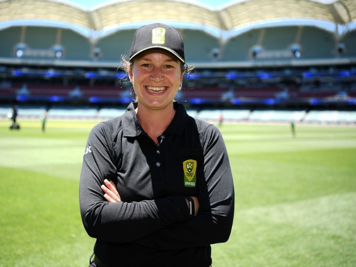 Claire Polosak: First woman umpire to stand in men's ODI