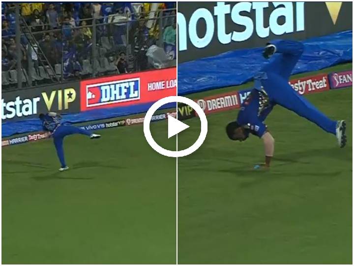 watch pollard takes a spectacular one handed catch to stun raina WATCH: Pollard takes a spectacular one-handed catch to stun Raina