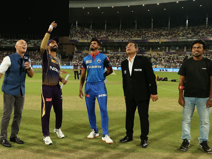 ipl 2019 delhi opt to bowl with one change against kolkata at eden gardens IPL 2019: Delhi opt to bowl with one change against Kolkata at Eden Gardens