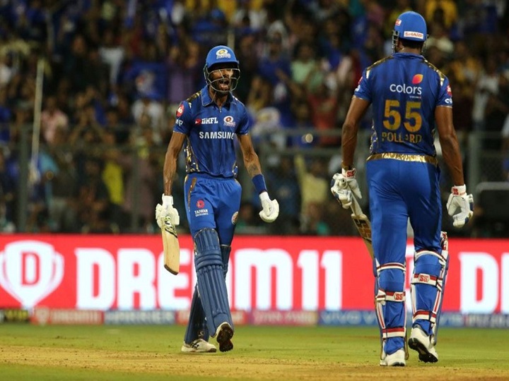 Hardik Pandya and Kieron Pollard hit Dwayne Bravo for 29 runs in 1 over