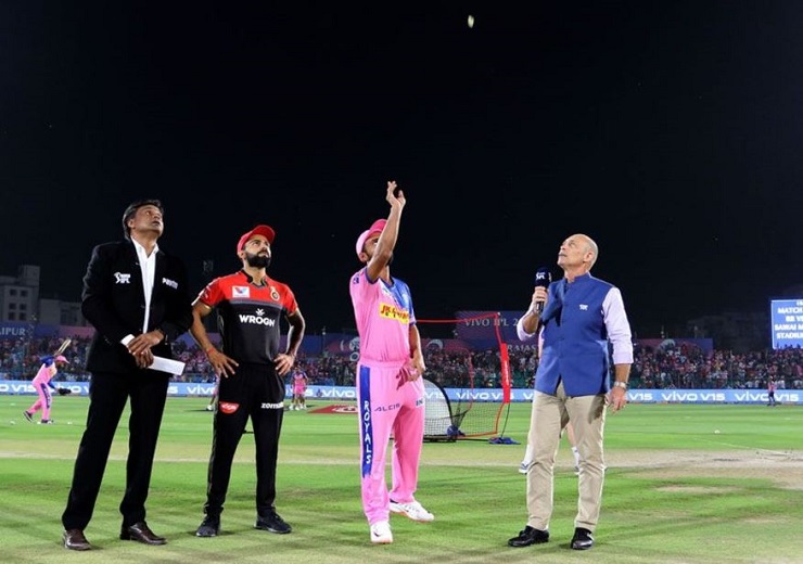 RR vs RCB: RR make two changes and bowl; Stoinis debuts for RCB