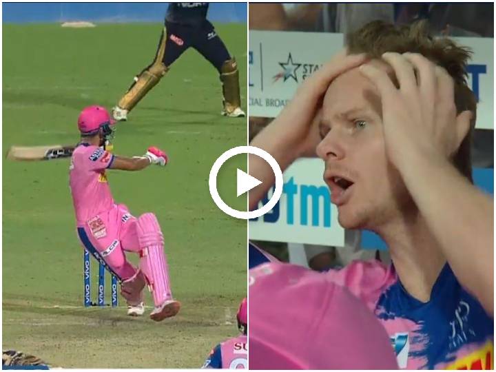 hit wicket 4 or dead ball watch riyan parags confusing dismissal Hit Wicket, 4 or Dead Ball? Watch Riyan Parag's confusing dismissal