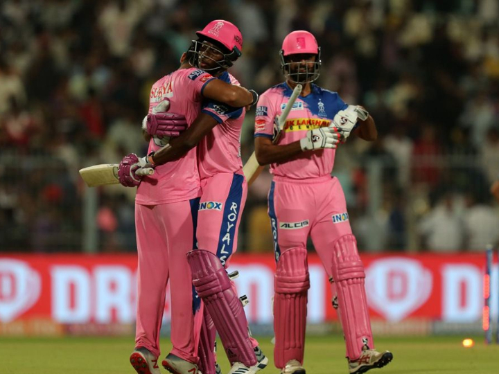 ipl 2019 rajasthan royals beat kkr by 3 wickets keep play off hopes alive IPL 2019: Rajasthan Royals beat KKR by 3 wickets, keep play-off hopes alive