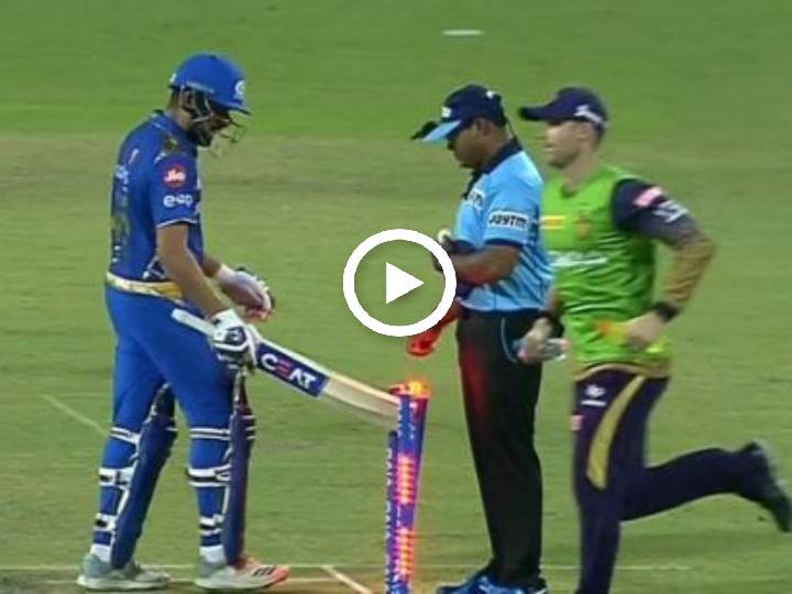 watch angry hitman rohit sharma fined after his dissent with umpire WATCH: Angry HITMAN Rohit Sharma fined after dissent with Umpire