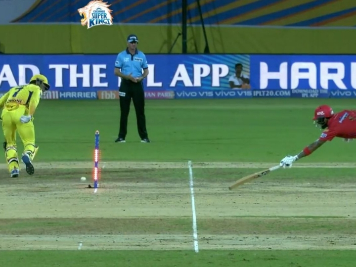WATCH: Rahul gets a life after Dhoni's direct hit fails to dislodge bails