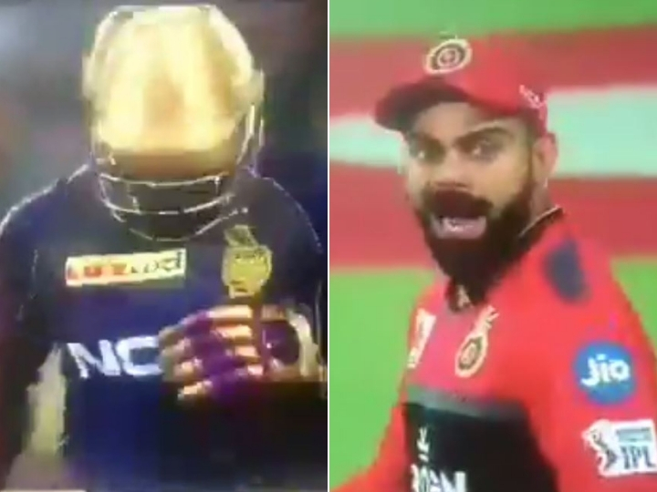 ipl 2019 did kohli gave an abusive send off to andre russell at edens watch IPL 2019: Did Kohli gave an abusive send off to Andre Russell at Edens? — WATCH