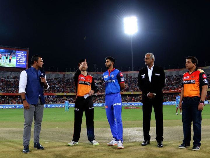 ipl 2019 williamson led sunrisers opt to bowl with four changes against delhi IPL 2019: Williamson-led Sunrisers opt to bowl with four changes against Delhi