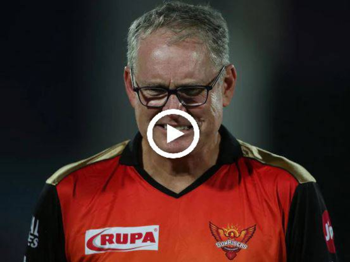 WATCH: Coach Tom Moody cries following SRH's heart-breaking loss