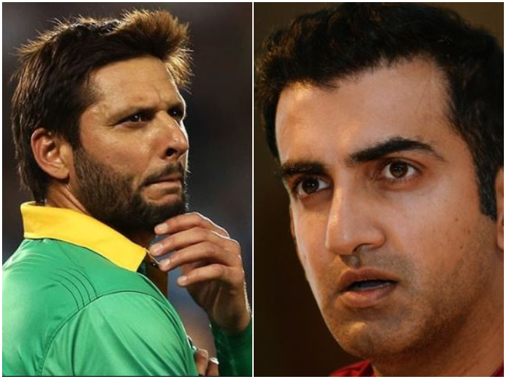 Afridi's outrageous claims: Gautam Gambhir has no great records, just lot of attitude