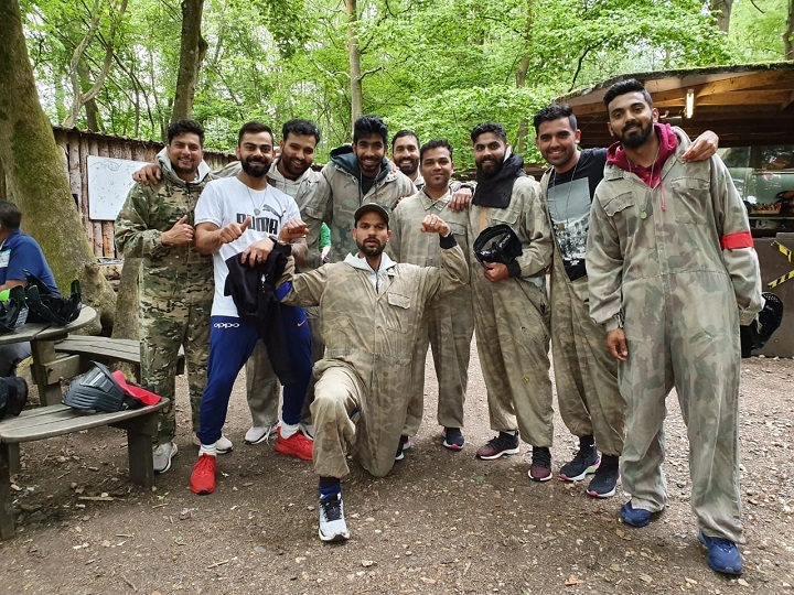 world cup 2019 virat kohli goes out for game of paintball with india teammates in southampton World Cup 2019: Virat Kohli goes out for game of paintball with India teammates in Southampton