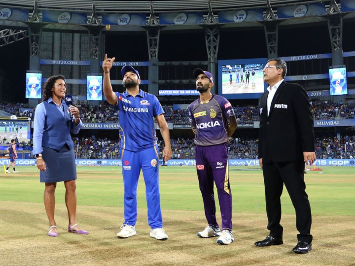 ipl 2019 mi vs kkr match 56 mumbai opt to bowl against kolkata at wankhede IPL 2019, MI vs KKR, Match 56: Mumbai opt to bowl against Kolkata at Wankhede