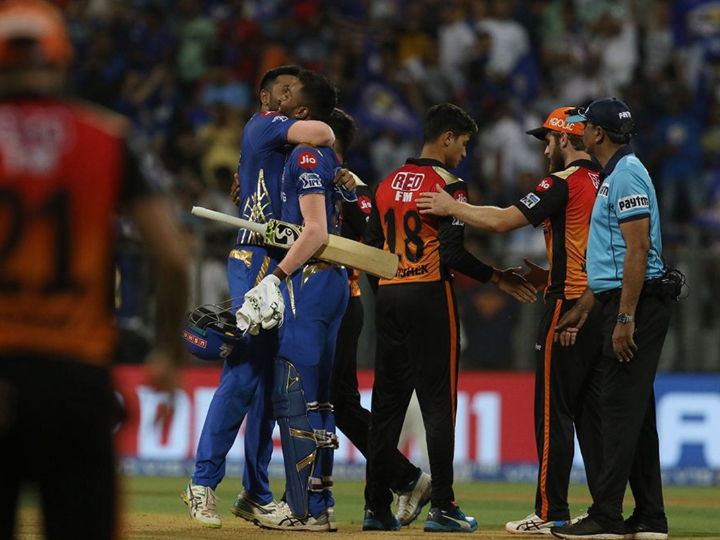 ipl 2019 mumbai indians beat srh in super over enter playoffs IPL 2019: Mumbai Indians beat SRH in Super Over, enter playoffs