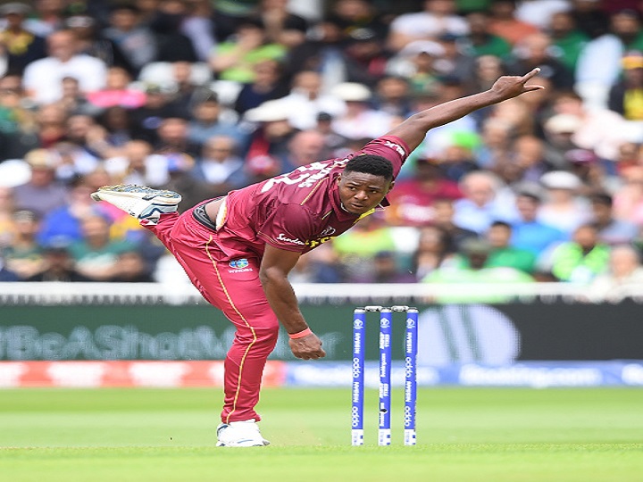 world cup 2019 oshane thomas marks world cup debut with game changing spell against pakistan World Cup 2019: Oshane Thomas marks World Cup debut with terrific spell against Pakistan