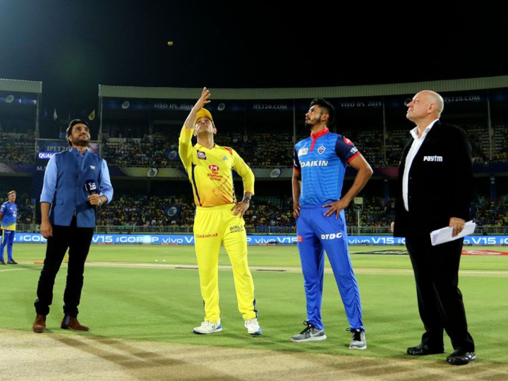 ipl 2019 qualifier 2 csk opt to bowl against unchanged dc at visakhapatnam IPL 2019, Qualifier 2: CSK opt to bowl against unchanged DC at Visakhapatnam