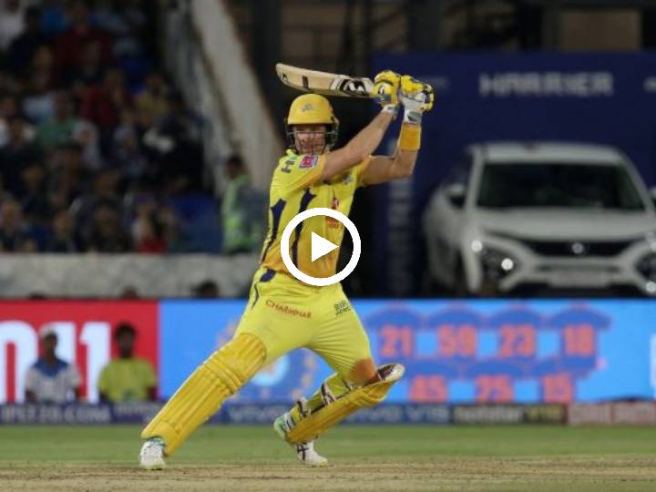 watch fans salute warrior watson after he bats with a bleeding knee for csk WATCH: Fans salute warrior Watson after he bats with a 'bleeding knee' for CSK