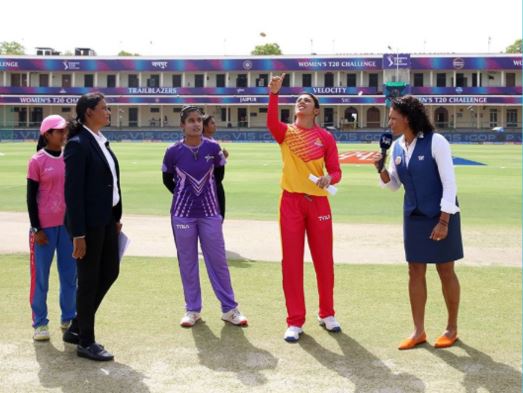 Women's T20 Challenge: Velocity win toss, opt to bowl against Trailblazers at Jaipur