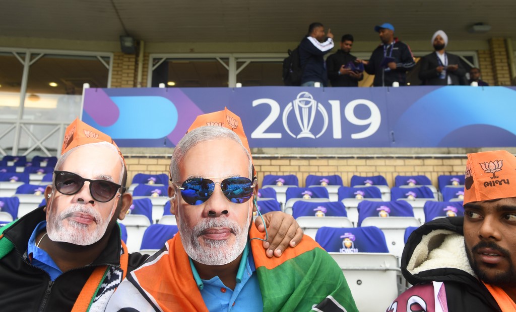 In Pics: Fans wear 'Modi mask' ahead of IND vs NZ match at Trent Bridge