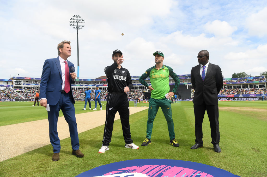 Earlier in the game, New Zealand won the toss and opted to field first