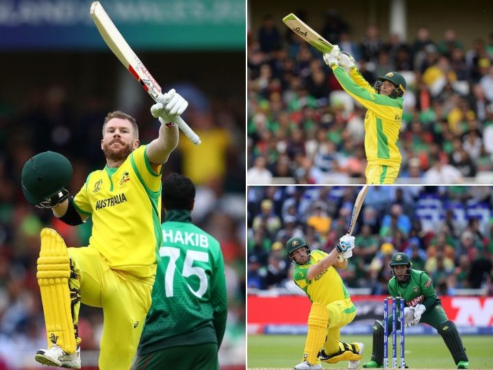 AUS vs BAN, ICC World Cup 2019: Warner's ton, Khawaja, Finch fifties power Australia to 381