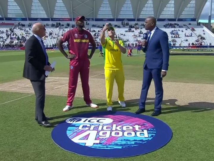 aus vs wi icc world cup 2019 toss west indies opt to field evin lewis returns AUS vs WI, ICC World Cup 2019, Toss: West Indies opt to field; Evin Lewis returns