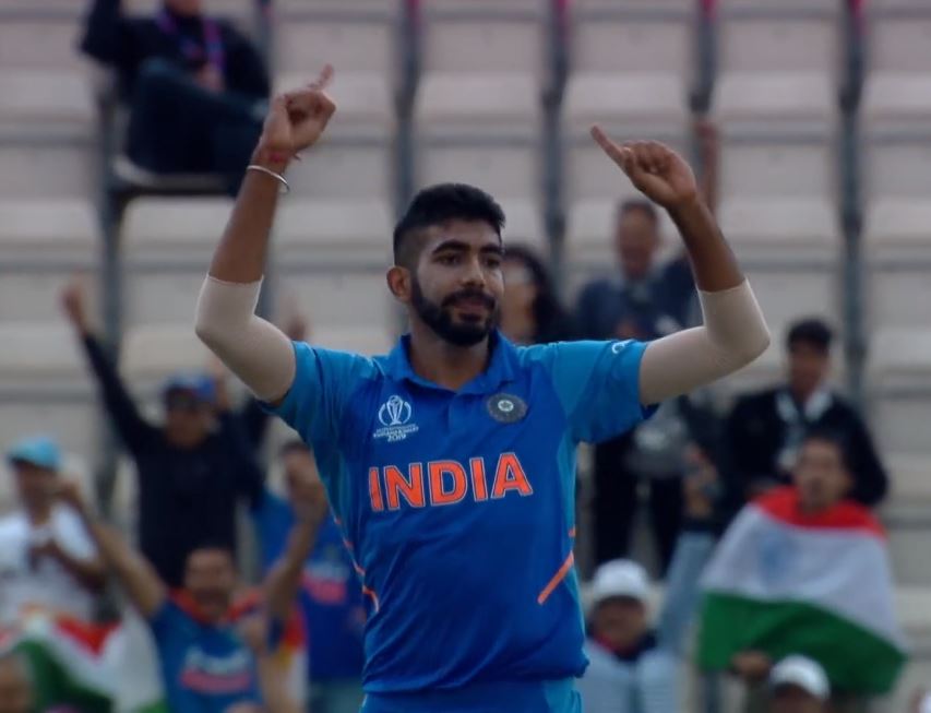 watch jasprit bumrah scalps maiden world cup wicket in his 50th odi removes hashim amla WATCH: Jasprit Bumrah scalps maiden World Cup wicket in his 50th ODI; removes Hashim Amla