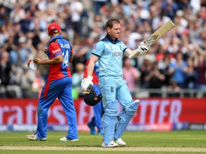 eng vs afg icc world cup 2019 morgans record ton cruises england to highest wc total 397 6 ENG vs AFG, ICC World Cup 2019: Morgan's record ton cruises England to highest WC total - 397/6