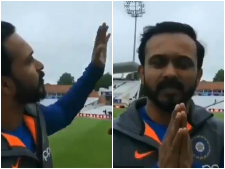 'Go away rain...go to my Maharashtra': Jadhav's appeal to rain wins hearts on internet