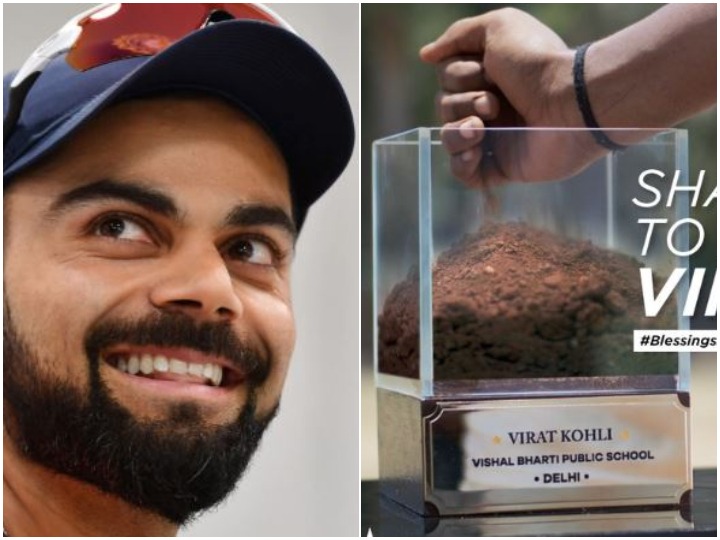 world cup 2019 virat kohlis school sends soil to london as blessings World Cup 2019: Virat Kohli's school sends soil to London as blessings