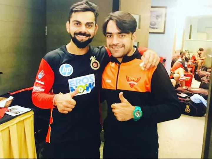 watch rashid khan details how asghar afghan stole special bat given to him by virat kohli WATCH: Rashid Khan details how Asghar Afghan stole 'special bat' given to him by Virat Kohli