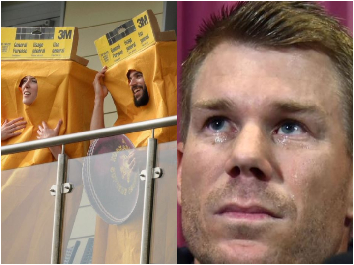 icc world cup 2019 fans dress as sandpaper to mock aussies warner and smith ICC World Cup 2019: Fans dress as 'sandpaper' to mock Australia's Warner and Smith