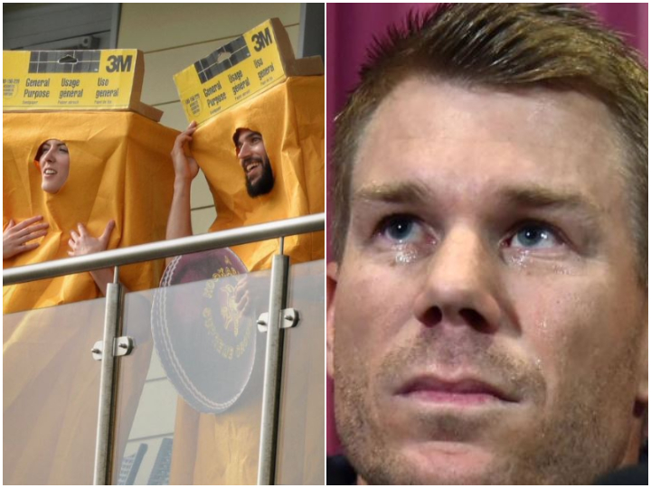 ICC World Cup 2019: Fans dress as 'sandpaper' to mock Australia's Warner and Smith
