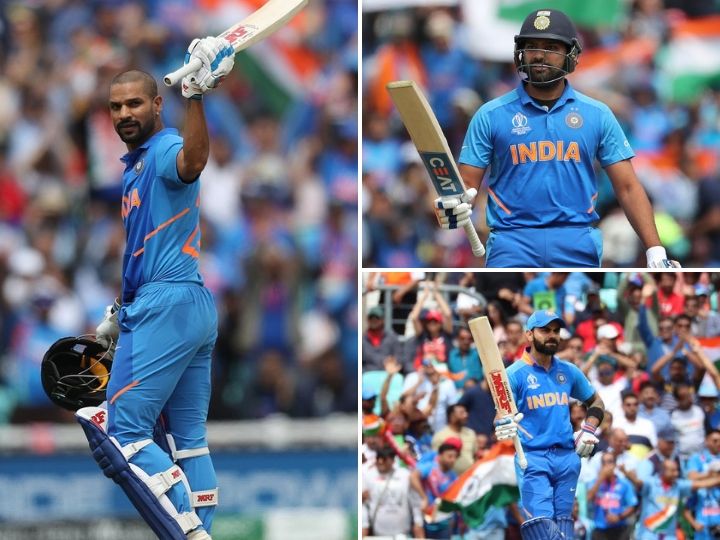 ind vs aus icc world cup 2019 dhawans ton kohli rohit fifties power india to 352 against australia IND vs AUS, ICC World Cup 2019: Dhawan's ton & Kohli, Rohit fifties power India to 352
